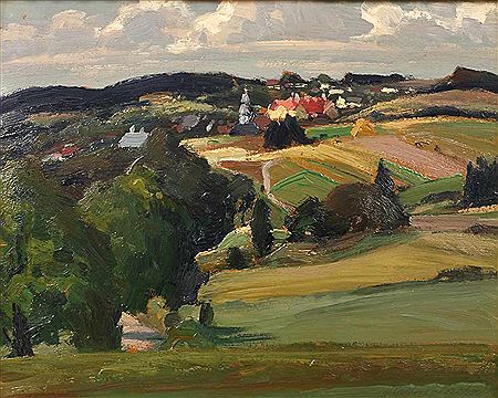Summer in Vogtland by Richard Sachs - Auction record, sale price, and art valuation. Compare with similar artists and explore comparable artworks.