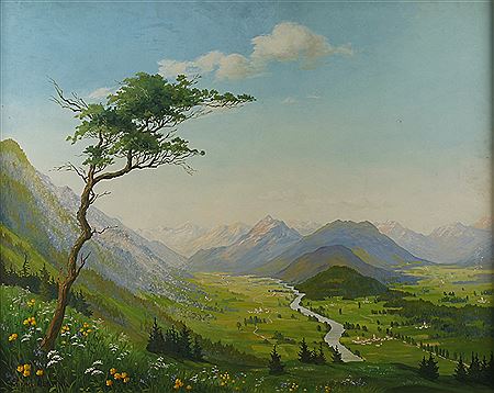 Windflüchter im Hochgebirge