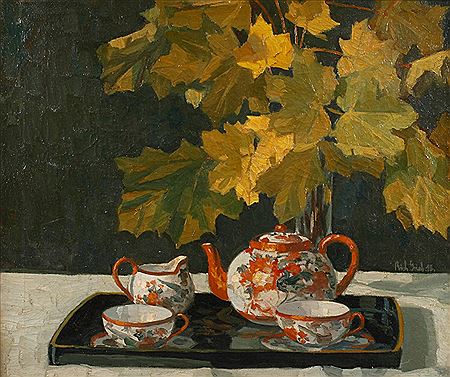Stillleben mit Teegeschirr by Richard Grieb - Auction record, sale price, and art valuation. Compare with similar artists and explore comparable artworks.