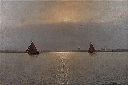 Dämmerung am Meer by Alexander Reich-Staffelstein - Auction record, sale price, and art valuation. Compare with similar artists and explore comparable artworks.