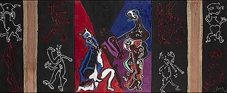 Les voies introuvées, 1980 (triptych) by Jean Pons - Auction record, sale price, and art valuation. Compare with similar artists and explore comparable artworks.