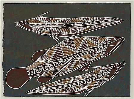 Baramundi - Namarnkol by Graham Badari - Auction record, sale price, and art valuation. Compare with similar artists and explore comparable artworks.