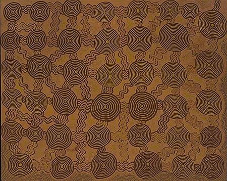 Wala Wala Tingari - Fire Dreaming by George Yapa Tjangala - Auction record, sale price, and art valuation. Compare with similar artists and explore comparable artworks.