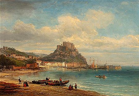 Ville fortifiée en bord de mer