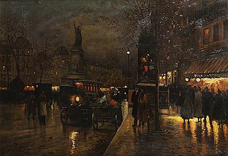 Place de la République by Marcel Falcinelli - Auction record, sale price, and art valuation. Compare with similar artists and explore comparable artworks.