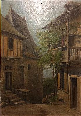 Uzerche, Place de l'escalier Notre Dame