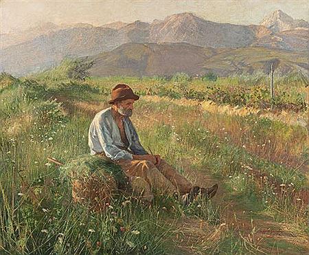 The peasant in the meadow