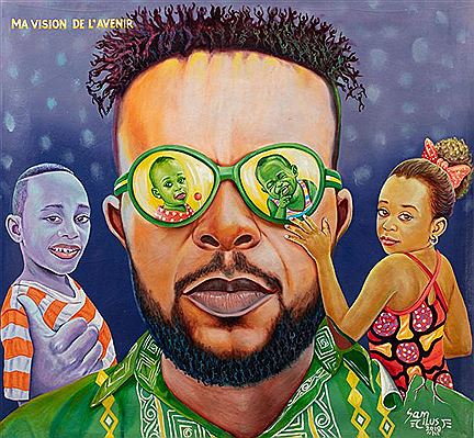 Vision de l'avenir, 2019 by Sam Ilus - Auction record, sale price, and art valuation. Compare with similar artists and explore comparable artworks.