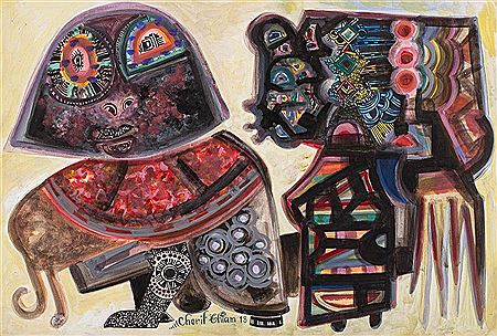 Sans titre, 2018 by Cherif Thiam - Auction record, sale price, and art valuation. Compare with similar artists and explore comparable artworks.