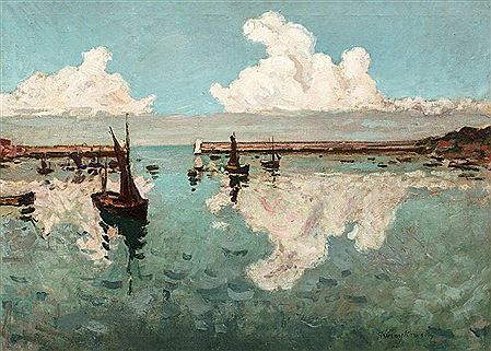Port-en Bessin-Huppain by Alfred Swieykowsky - Auction record, sale price, and art valuation. Compare with similar artists and explore comparable artworks.