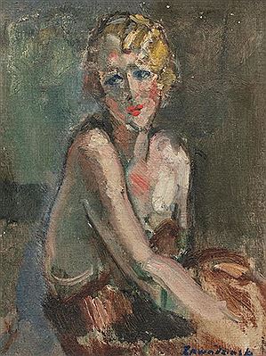 Young model with blond hair by Czeslaw Zawadzinski - Auction record, sale price, and art valuation. Compare with similar artists and explore comparable artworks.