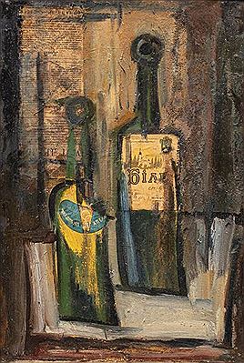Still life with bottles by Avtandil Varazi - Auction record, sale price, and art valuation. Compare with similar artists and explore comparable artworks.