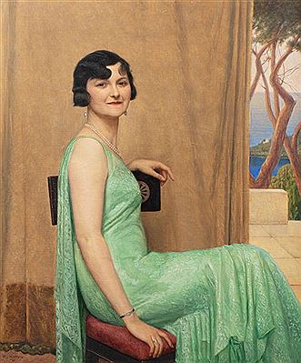 Portrait of the Baroness by Chlumsky