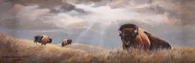 Bison at Moresi by Judith Syverson - Auction record, sale price, and art valuation. Compare with similar artists and explore comparable artworks.