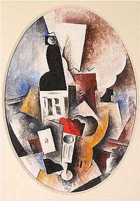 Still life with bottle