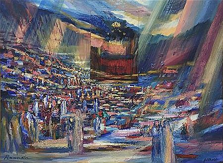 Sample artwork by Yoram Raanan (Born 1953), known for painting - View similar artists and auction records