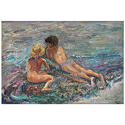 Niños en la playa "Valencia"