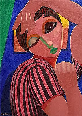 Girl with Striped T-Shirt (2005)