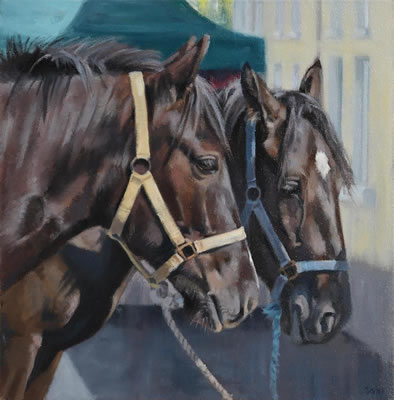 Cobs, Rosscarbery Horse Fair by Sara Hodson - Auction record, sale price, and art valuation. Compare with similar artists and explore comparable artworks.