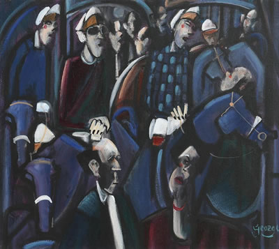 Sample artwork by George Dunne (Born 1945), known for painting - View similar artists and auction records