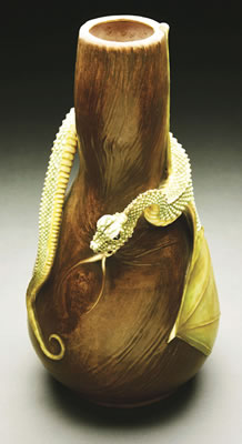 WRAPPED WING DRAGON VASE