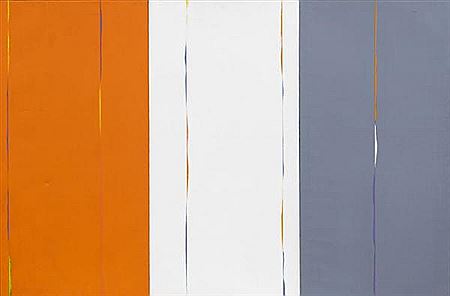 Sample artwork by Claudio Verna (Born 1937), known for geometric image painting - View similar artists and auction records