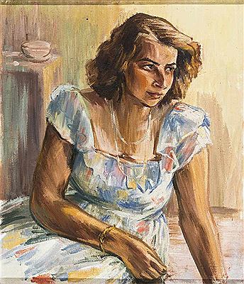 Portrait von Sophie Gräfin zu Stolberg-Wernigerode (1926 Peterswaldau - 1987 Weingarten)