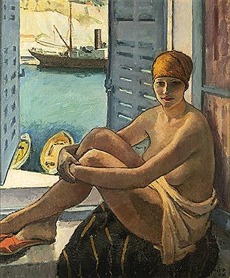 "Frau am offenen Fenster", 1926