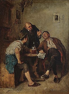 Dispute at the inn table