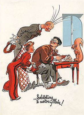 Spirou -...salutations à maître Gillain