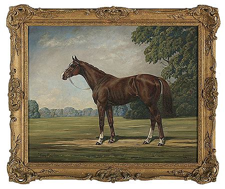 Sample artwork by William Lucas Lucas (20th Century), known for animal portrait painting (horses, dogs) - View similar artists and auction records