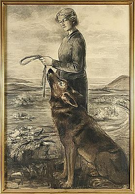 Portrait of Princess Louis-Ferdinand of Prussia, born Grand Duchess Kyra Kyrilovna of Russia