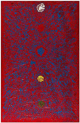 Nº 9 En el campo rojo AH, surge la explosión azul HUNG, 1990 by Mirna Salamanquez - Auction record, sale price, and art valuation. Compare with similar artists and explore comparable artworks.