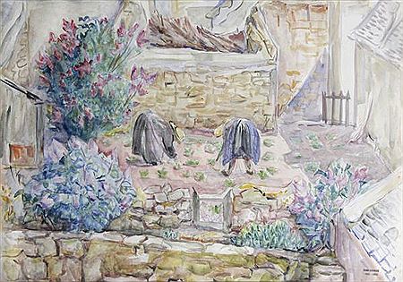 FEMMES AU POTAGER