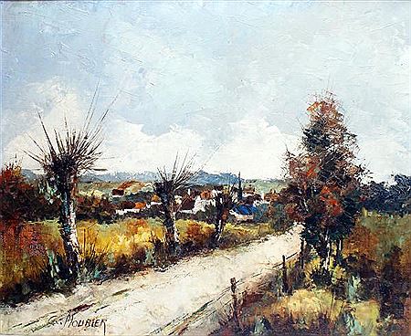 PETITE ROUTE PRÈS DU VILLAGE