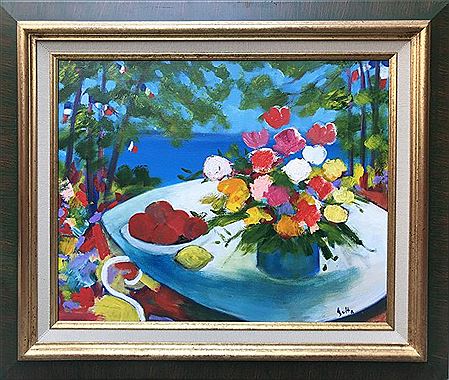 "Bouquet on the cornice" by Balta - Auction record, sale price, and art valuation. Compare with similar artists and explore comparable artworks.