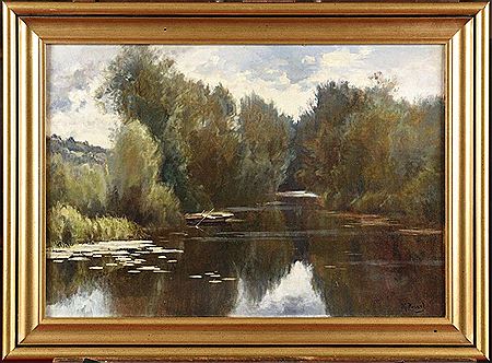 Riverside by Mary Renard - Auction record, sale price, and art valuation. Compare with similar artists and explore comparable artworks.