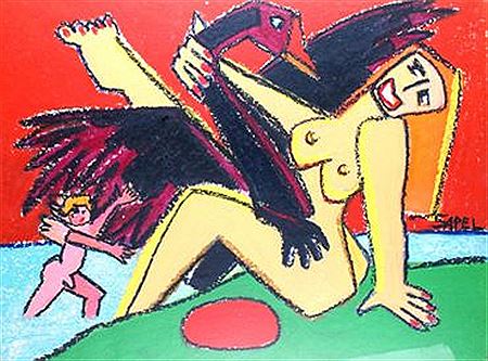 Sample artwork by Dominique Sapel (20th century), known for painting - View similar artists and auction records
