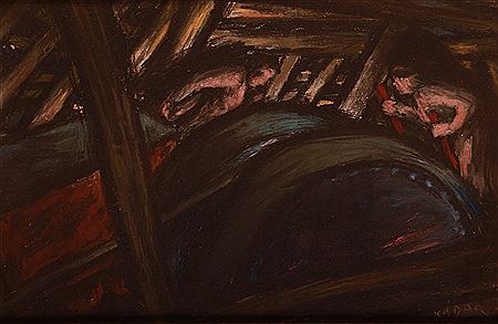 Mine by Gyorgy Kadar - Auction record, sale price, and art valuation. Compare with similar artists and explore comparable artworks.