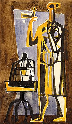 Lady with a Bird