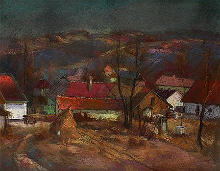 The Village by Geza Ronai - Auction record, sale price, and art valuation. Compare with similar artists and explore comparable artworks.