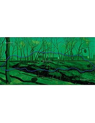 Sample artwork by Hui Zhang (Born 1969), known for painting; "beijing doll" - View similar artists and auction records
