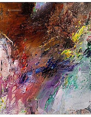 Sample artwork by Yan Cheng Wang (Born 1960), known for abstract, non objective painting - View similar artists and auction records