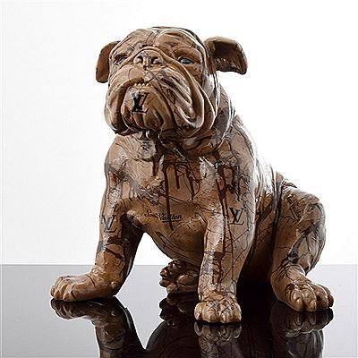 LOUIS VUITTON COUTURE BULLDOG SCULPTURE