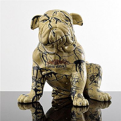 VERSACE COUTURE BULLDOG SCULPTURE