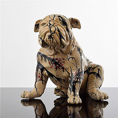 BURBERRY COUTURE BULLDOG SCULPTURE