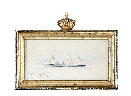 Marinha com barco