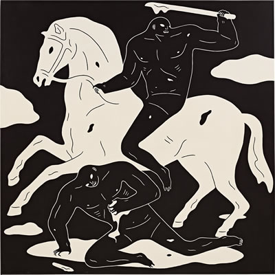 Sample artwork by Cleon Peterson (Born 1973), known for paintings - View similar artists and auction records