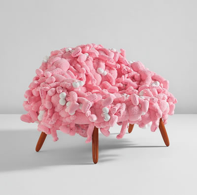 KAWS Chair Pink 2018 by Kaws & Fernando Campana & Humberto Campana - Auction record, sale price, and art valuation. Compare with similar artists and explore comparable artworks.