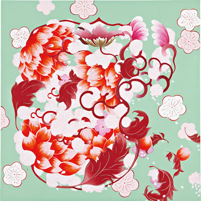 Garland of Lotus by Christina Burch - Auction record, sale price, and art valuation. Compare with similar artists and explore comparable artworks.